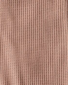 Baby Solid PurelySoft Long-Sleeve 2-Way Zip Sleeper - Brown, image 6 of 8 slides