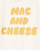 Toddler Mac & Cheese Short-Sleeve Graphic Tee - Ivory, image 2 of 3 slides
