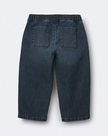 Toddler Barrel Jean in Medium Wash - Blue, 