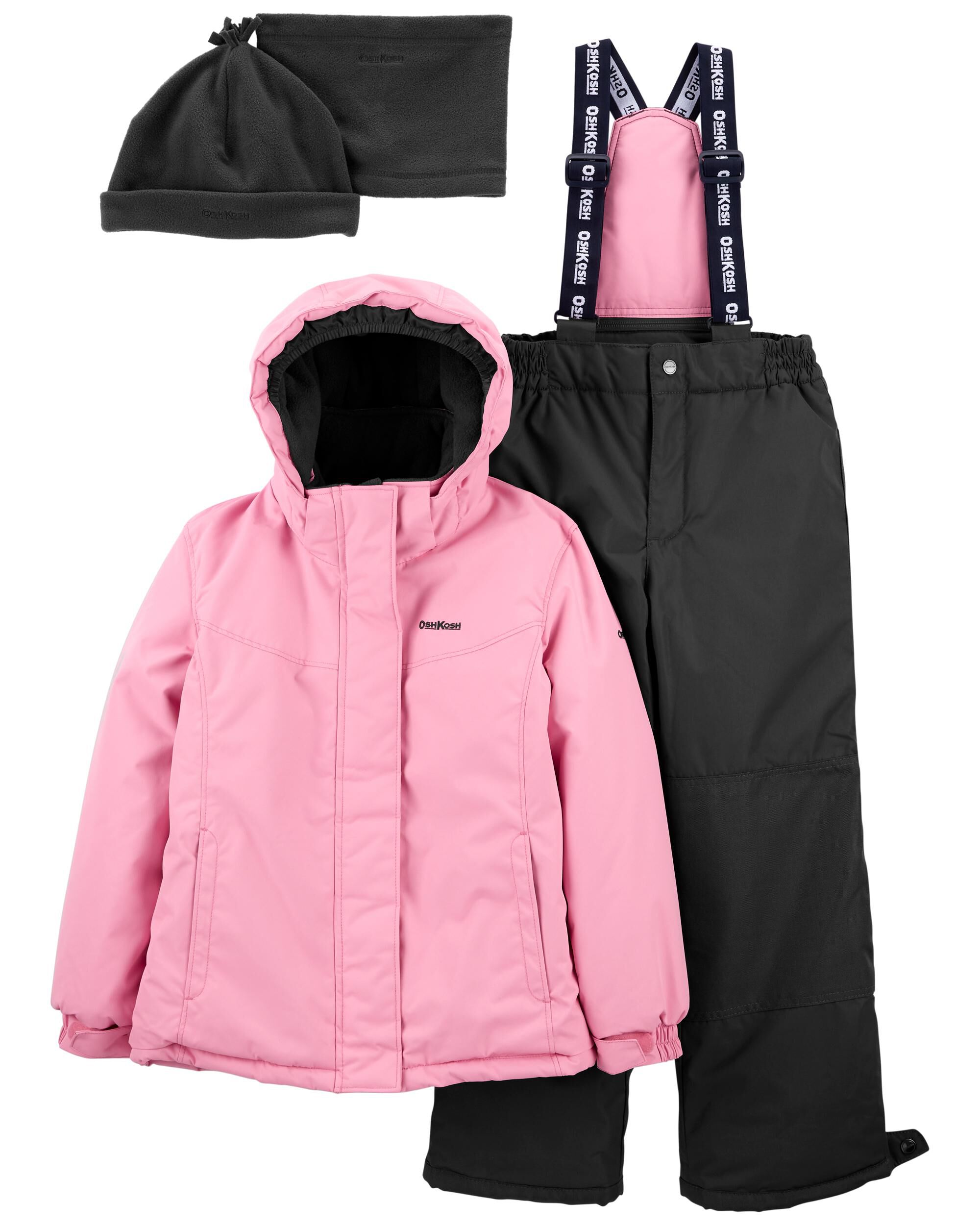 2 Piece Snowsuit With Bonus Hat Neck Warmer
