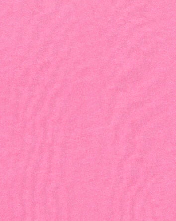 Toddler Solid Short-Sleeve Fashion Top - Pink, 