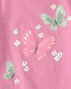 Toddler Girl Butterfly Graphic Tee - Pink, image 2 of 3 slides