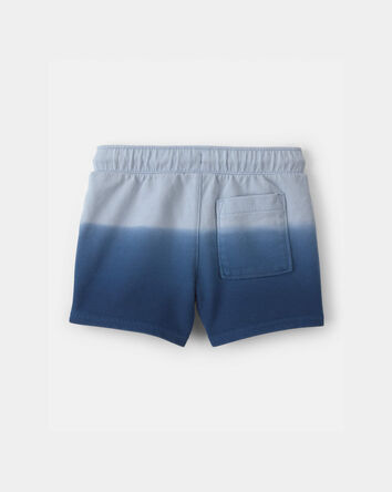 Tout-petit gar&ccedil;on - Short en jersey bouclette &agrave; cordon de serrage &agrave; effet ombr&eacute; - Bleu, 