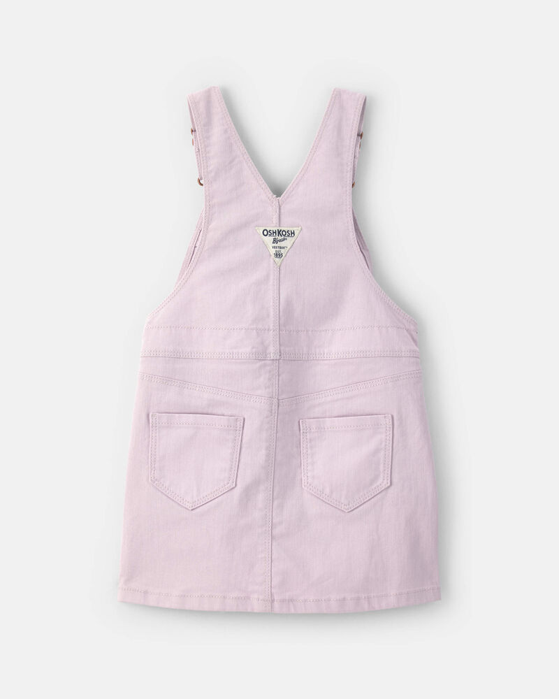 Toddler Girl Twill Skirtall - Purple, image 2 of 4 slides