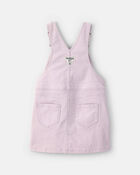 Toddler Girl Twill Skirtall - Purple, image 2 of 4 slides