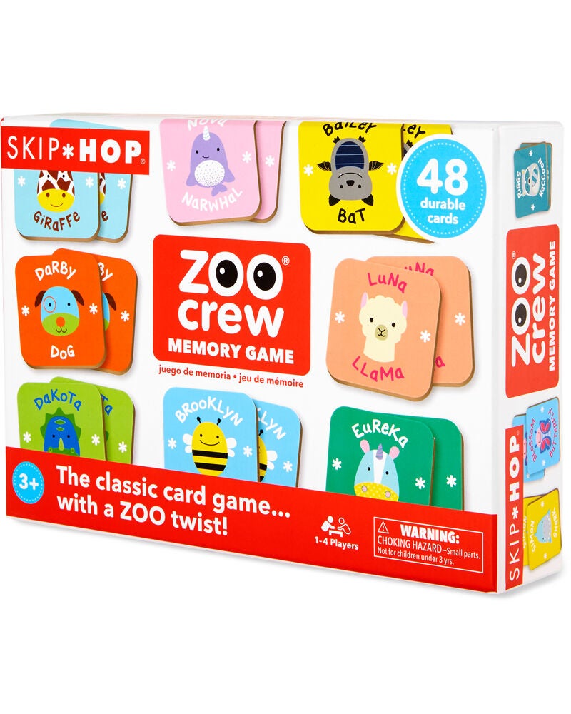 Zoo Crew Memory Game, image 1 of 12 slides