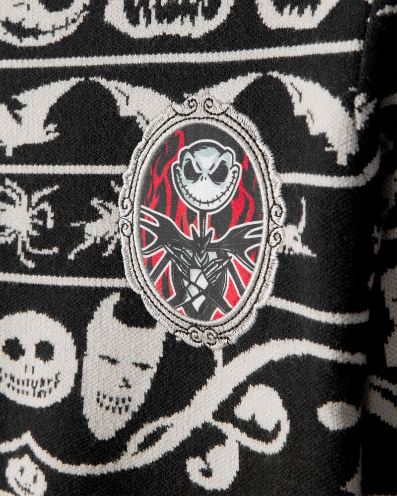 Boys The Nightmare Before Christmas Long-Sleeve Sweater - Black, image 3 of 5 slides