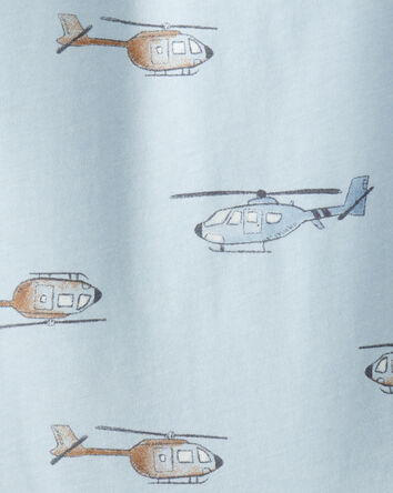 Tout-petit garçon - T-shirt à manches longues Helicopter - Bleu

, 