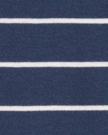 Toddler Striped Snug Fit Cotton 1-Piece Romper Pyjamas, 
