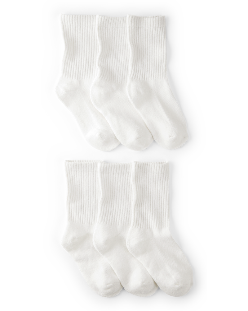 Kid 6-Pack Crew Socks, image 1 of 2 slides