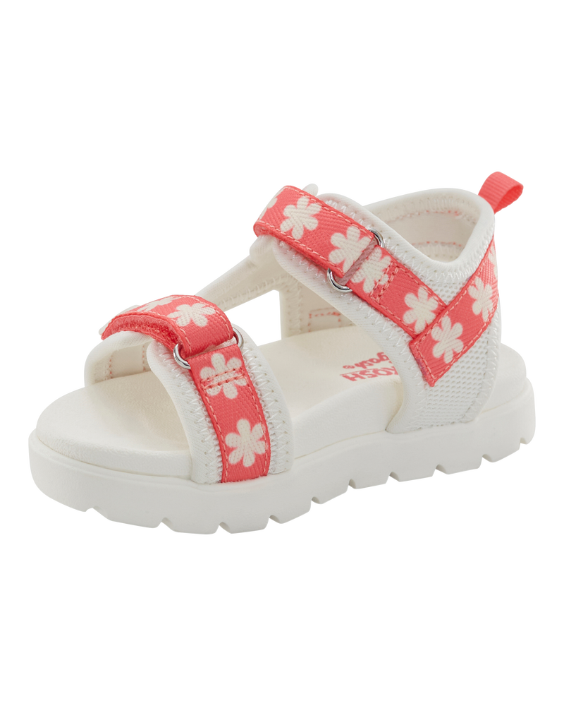 Toddler Girl Casual Floral Meadow Sandals, image 7 of 7 slides