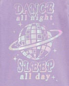 Kid 4-Piece Dance All Night 100% Snug Fit Cotton Pyjamas, image 2 of 4 slides