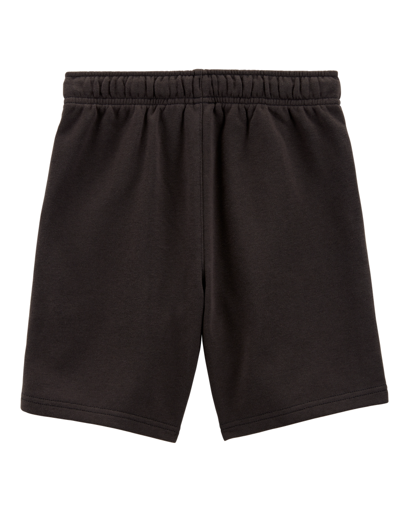 Kid Minecraft Print Drawstring Shorts - Black, image 2 of 3 slides