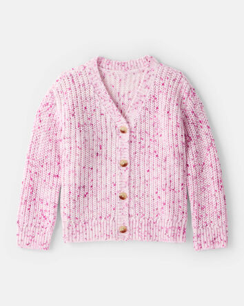 Toddler Girl Cardigan Sweater - Pink, 