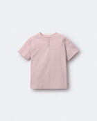 Tout-petit - T-shirt henley - Rose, image 2 sur 6 diapositives
