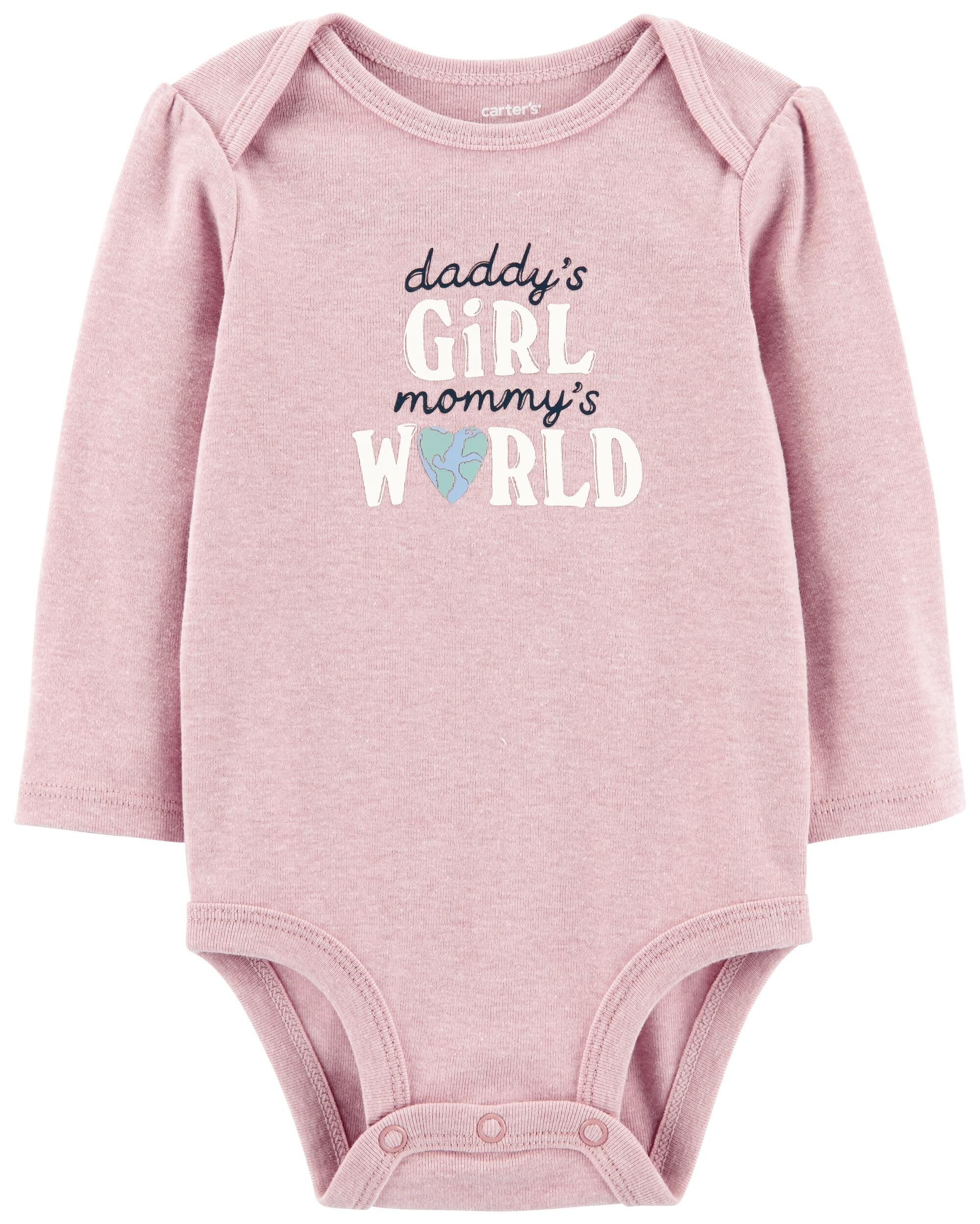 Daddy's girl and mommy's cheap world onesie