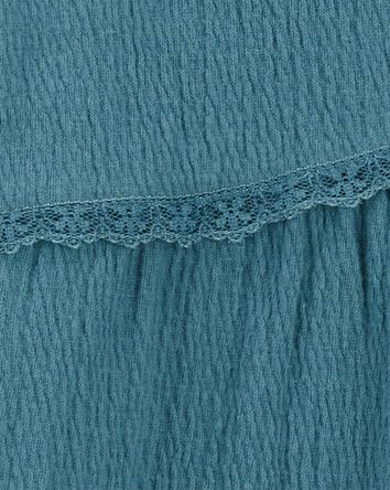 Baby Crinkle Jersey Lace Top, 