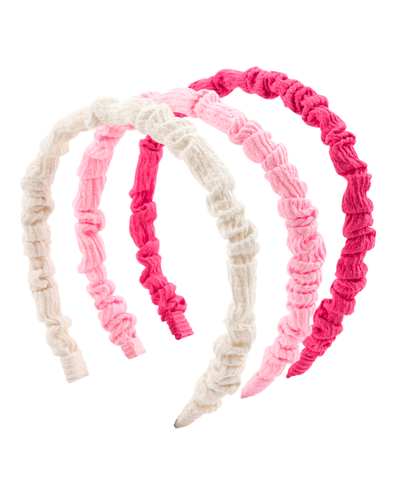 Girls 3-Pack Headbands - Pink, image 1 of 1 slides
