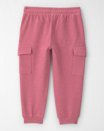 Toddler Girl Organic Cotton French Terry Cargo Pants, 