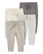 Baby 4-Pack Pull-On Pants, image 1 of 6 slides