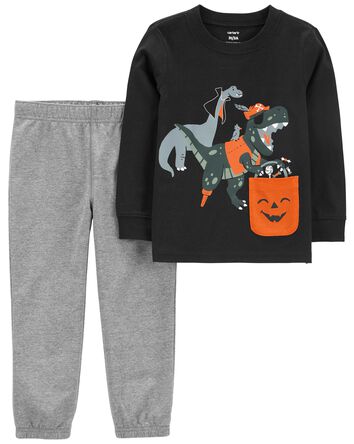 Ensemble 2 pièces t-shirt d’Halloween et pantalon de jogging, 