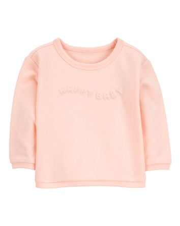 Baby 4-Piece French Terry Mix-and-Match Outfit Set - Pink/Ivory, 