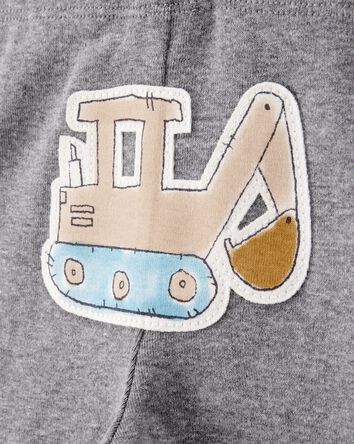 Baby Boy 3-Piece Construction Little Character Set, 