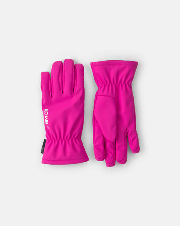 Girls Kombi Drop Gloves - Bright Pink, 