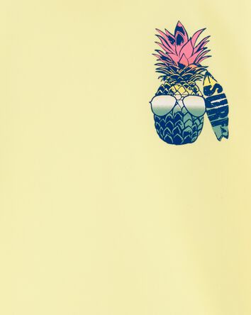 Toddler Pineapple-Print Long-Sleeve Rashguard, 