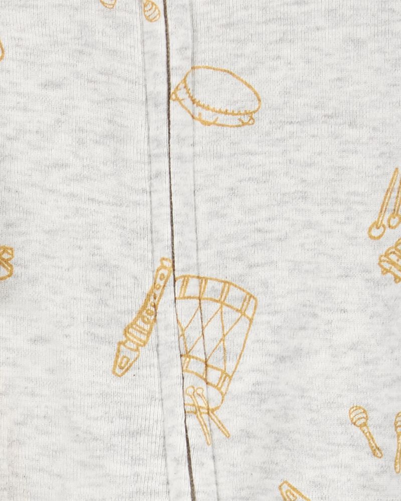 Baby 2-Pack 2-Way Zip Cotton Blend Sleeper Pyjamas, image 3 of 5 slides