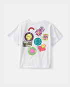 Filles - T-shirt &agrave; imprim&eacute; floral - Blanc, image 2 sur 5 diapositives
