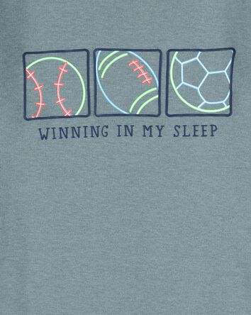 Baby 4-Piece Sports Cotton Pyjamas, 