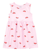 Toddler Watermelon Tank Dress, image 1 of 4 slides