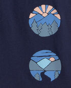 Toddler Boy Mountainscape Graphic Tee - Blue, image 2 of 3 slides