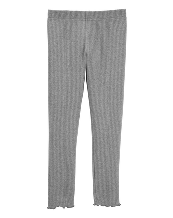Kid Ribbed Leggings, 