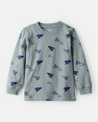 Toddler Boy Fleece Pullover Sweatshirt - Grey, image 1 of 3 slides