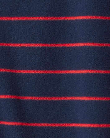 Tout-petit gar&ccedil;on - Pyjama une pi&egrave;ce ample en molleton &agrave; rayures &ndash; Bleu marine, 