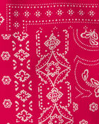 Tout-petit gar&ccedil;on - Chemise boutonn&eacute;e &agrave; manches courtes, motif bandana - Rouge, image 2 sur 2 diapositives