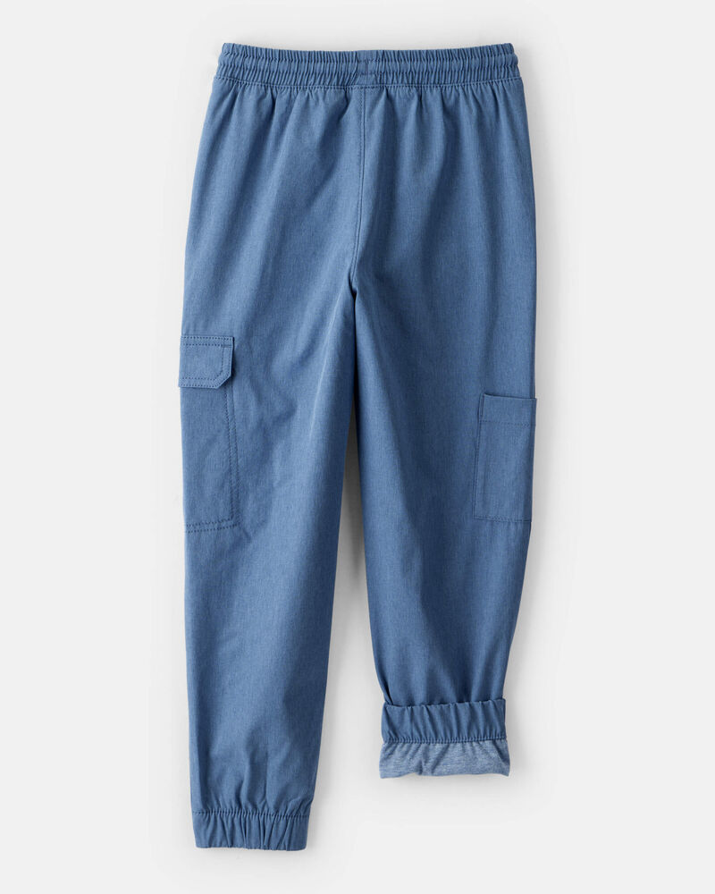 Boys Active Woven  Joggers - Blue, image 3 of 6 slides