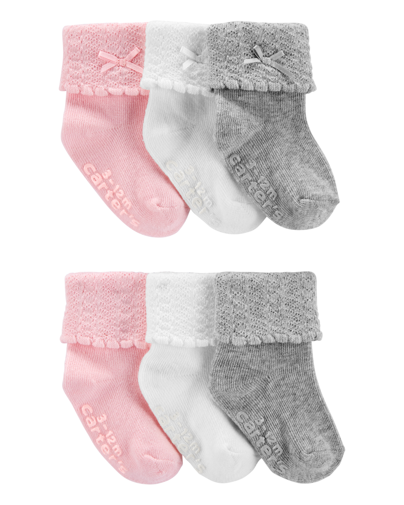 Bébé Emballage de 6 paires de chaussons , image 1 sur 5 diapositives