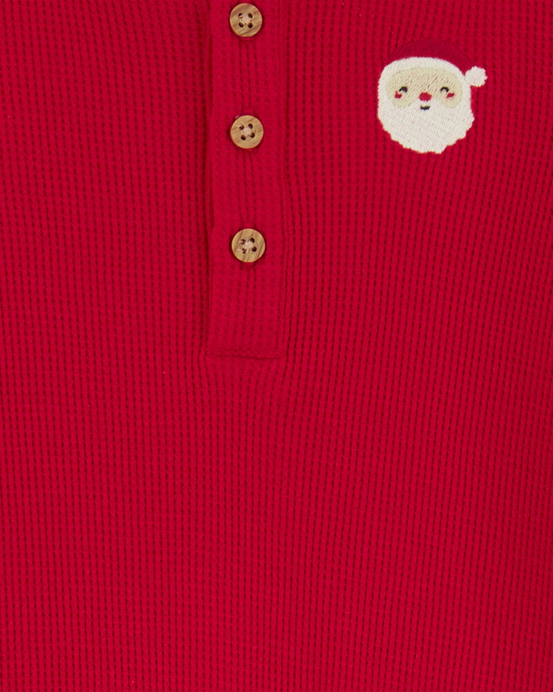 Baby 2-Piece Red Santa Sleeper Set, image 2 of 3 slides