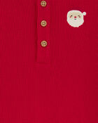 Baby 2-Piece Red Santa Sleeper Set, image 2 of 3 slides