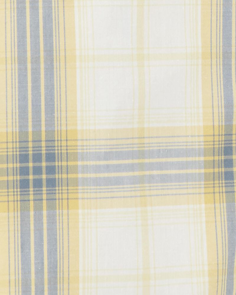 Plaid Button-Front Shirt, image 2 of 3 slides