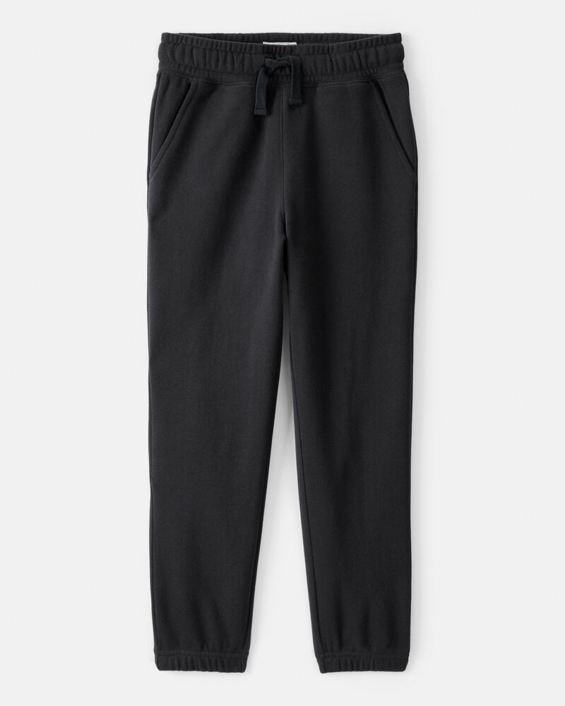 Boys Cotton Joggers - Black, image 1 of 4 slides