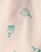 Toddler Boy Pickleball French Terry Shorts - Brown, image 3 of 4 slides