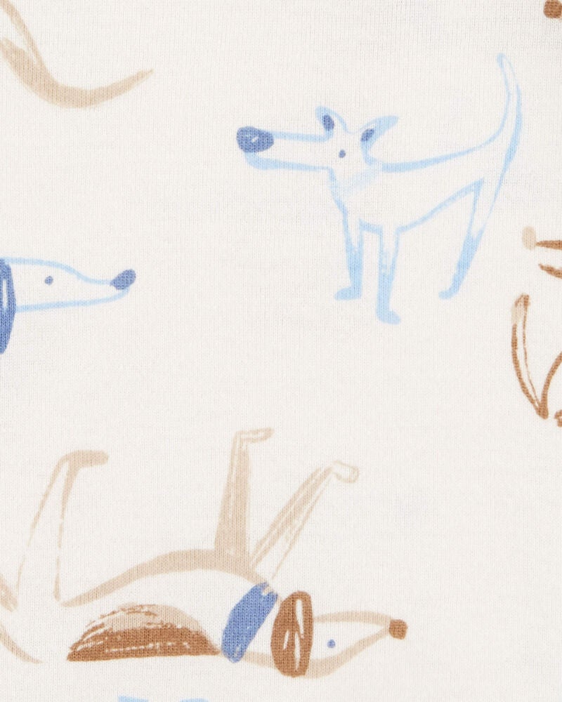 Baby 6-Pack Dog Long-Sleeve Bodysuits, image 3 of 9 slides