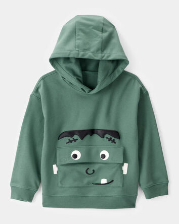 Toddler Halloween Frankenstein Pullover Hoodie, 