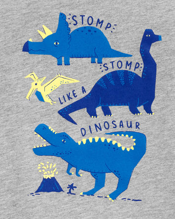 T-shirt à imprimé de dinosaure , 