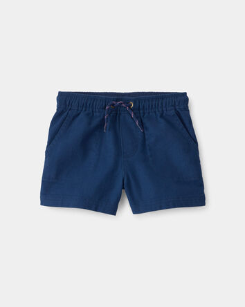 Toddler Boy Twill Shorts - Blue, 