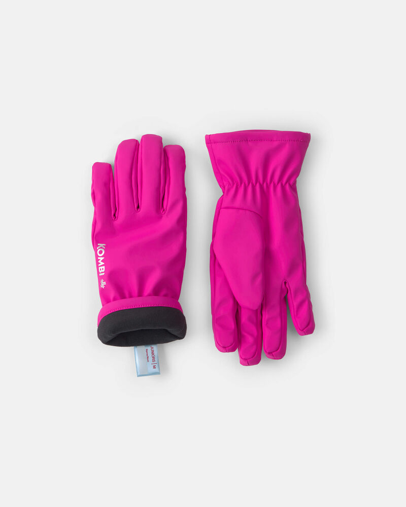 Girls Kombi Drop Gloves - Bright Pink, image 2 of 2 slides
